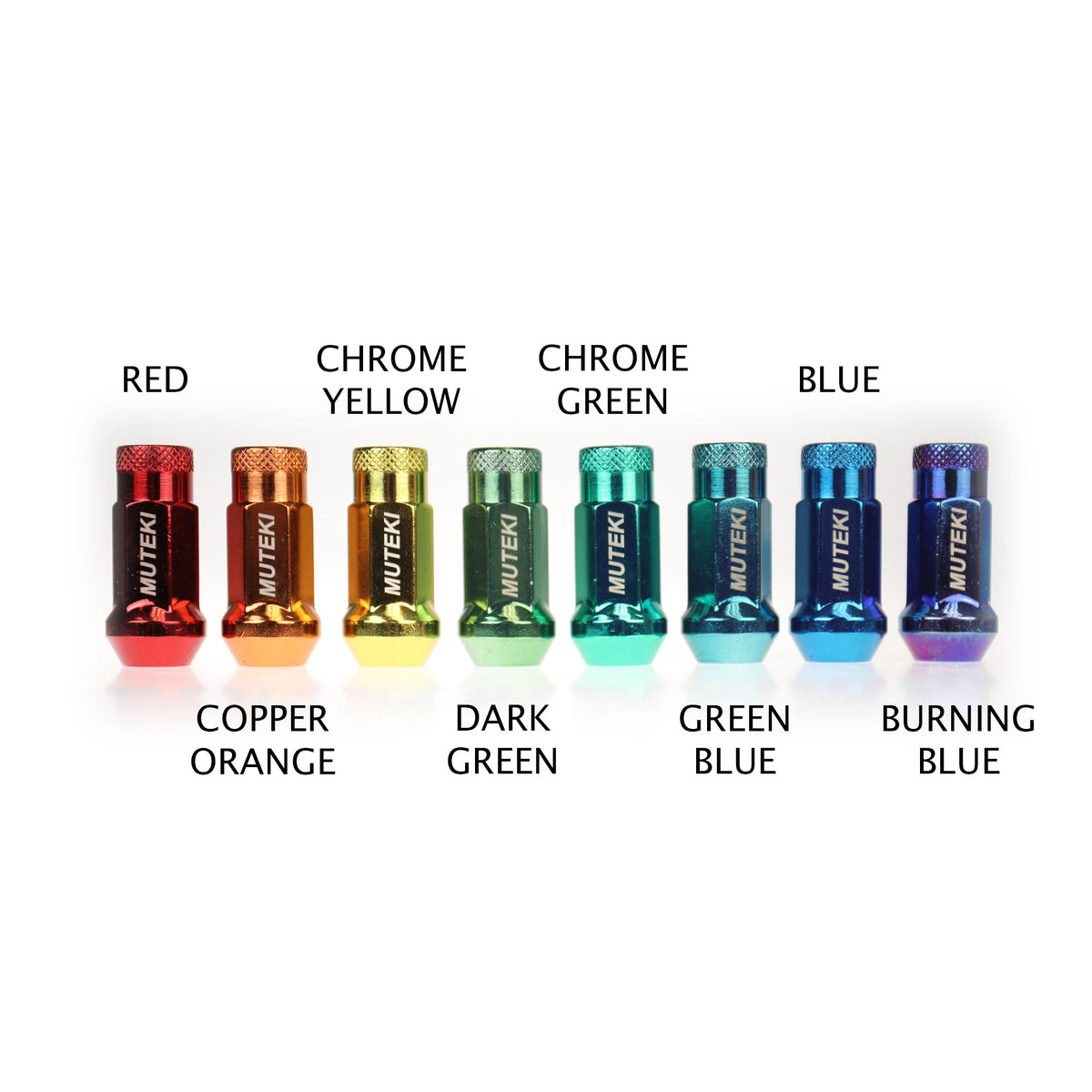 Muteki SR48 Open Lug Nut Set