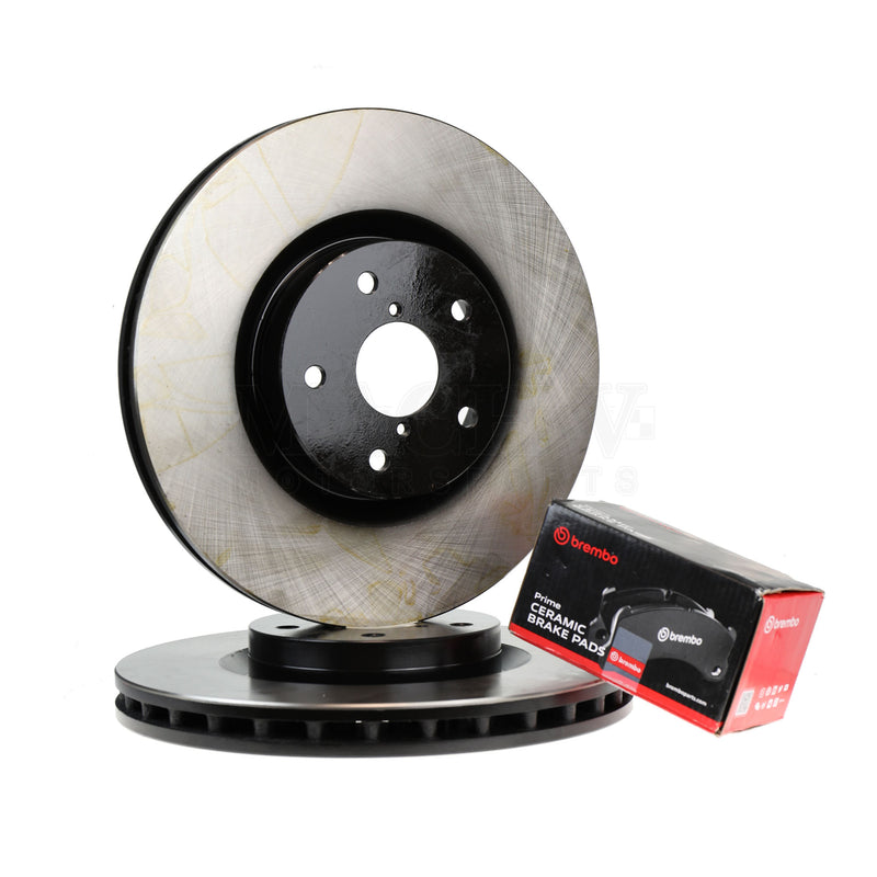 Front Brake Pad & Rotor Kit For 2004-2006 Scion XA XB – Ceramic Pads, 10.04″ Rotors