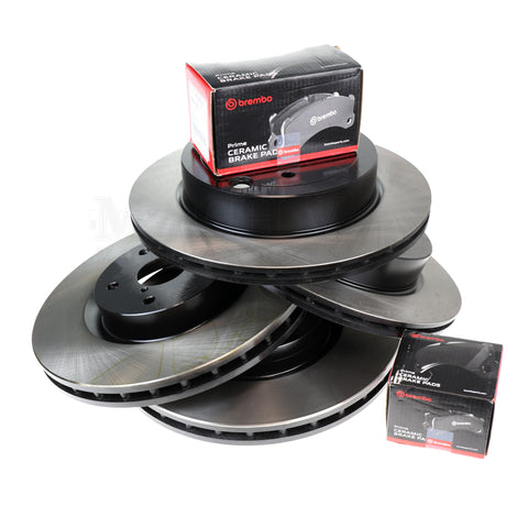 Brake Pad/Premium Rotor Kit 2008-2014 STI Front/Rear Basic