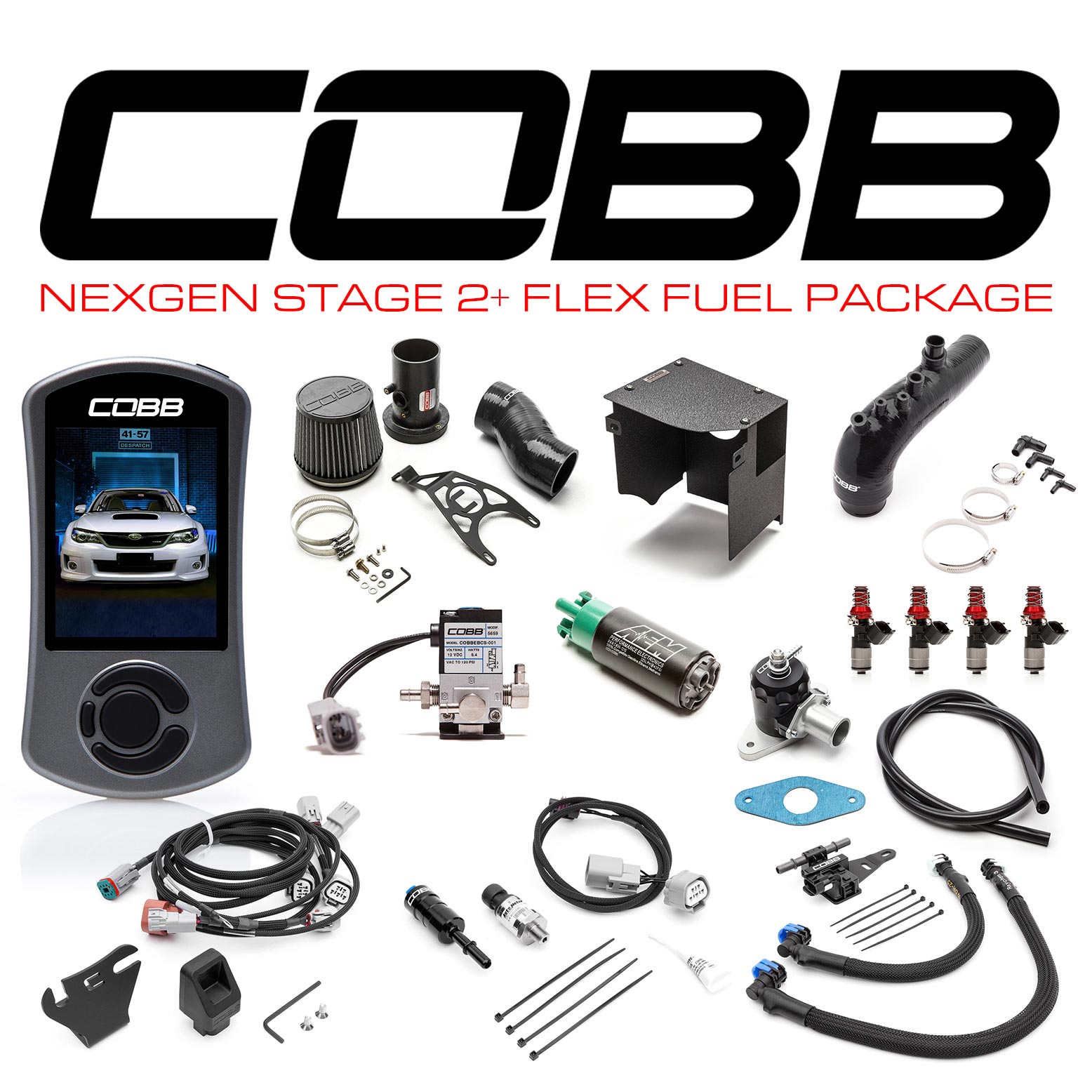 Cobb NexGen Stage 2+ Flex Fuel Power Package with AccessPort V3 2009-2014 WRX