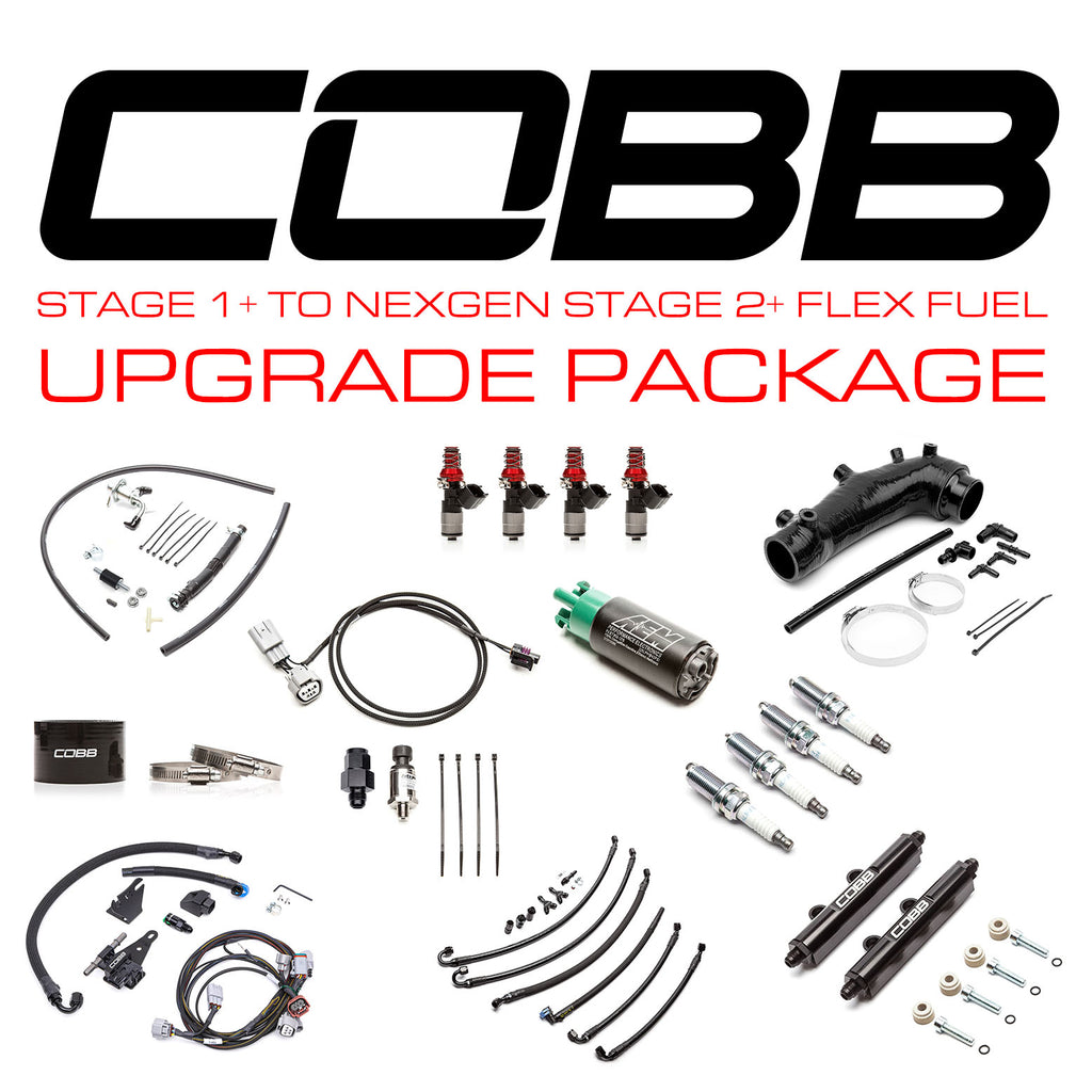 Cobb Stage 1+ to NexGen Stage 2+ Flex Fuel Power Package Upgrade