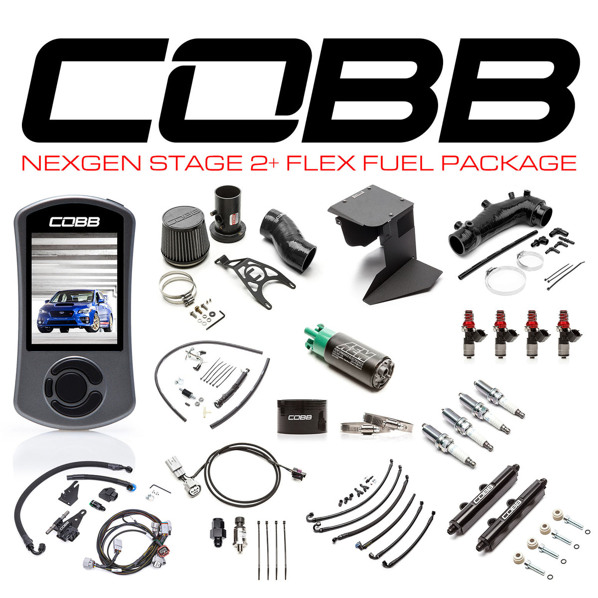 Cobb NexGen Stage 2+ Flex Fuel Power Package with AccessPort V3 2015-2021 STI