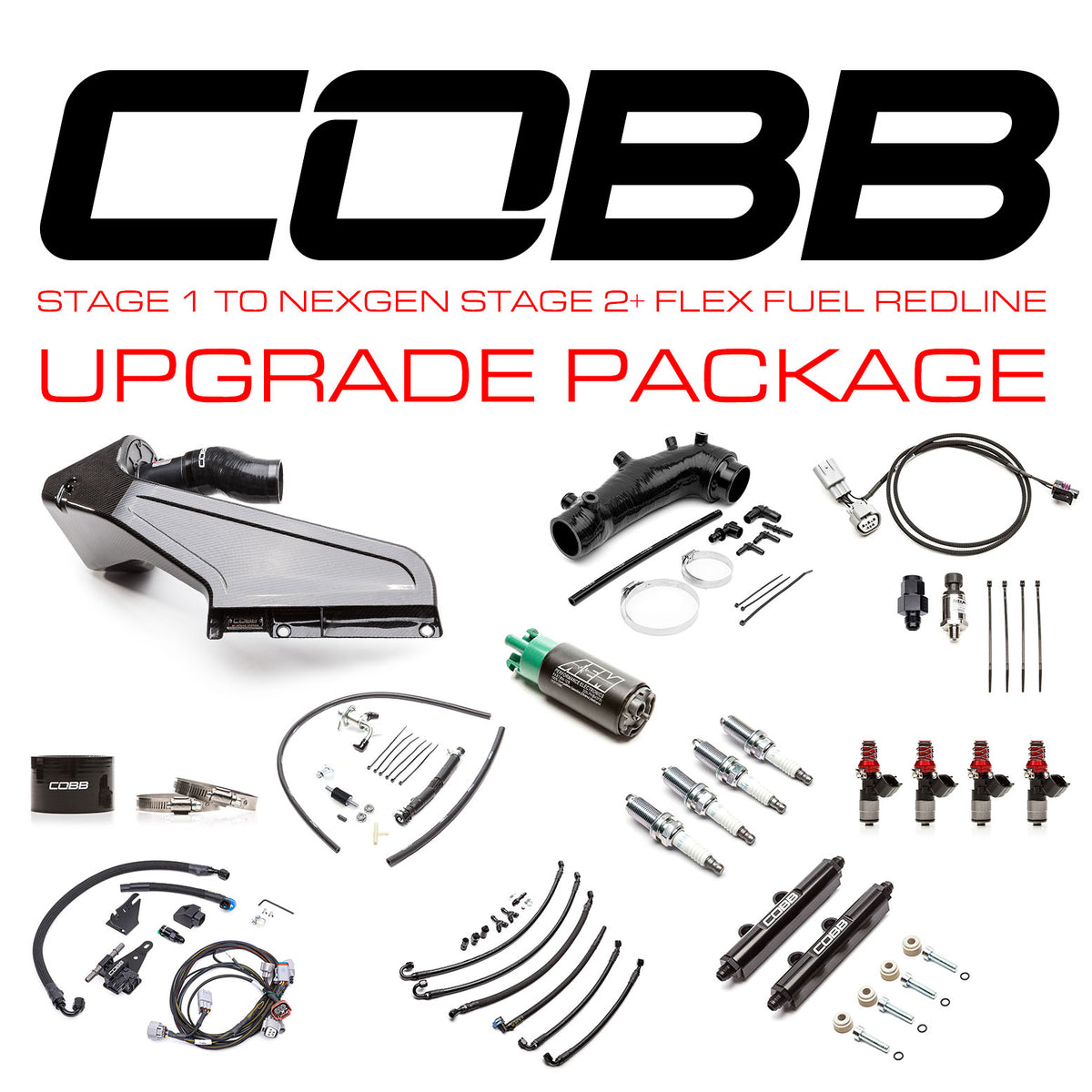 Cobb Stage 1 to NexGen Stage 2+ Flex Fuel Power Package Upgrade 2015-2021 STI