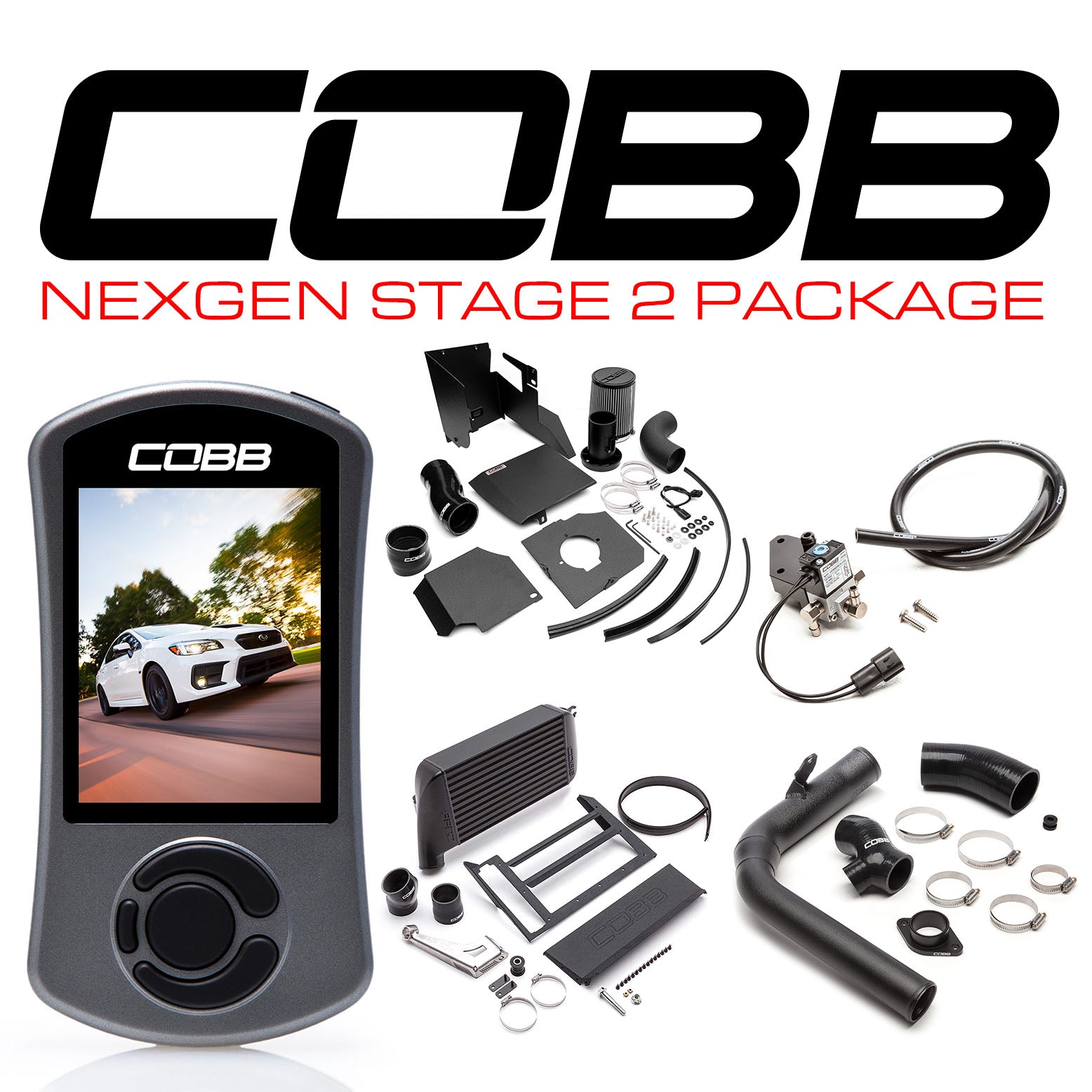 Cobb NexGen Stage 2 Power Package with AccessPort V3 2015-2021 WRX