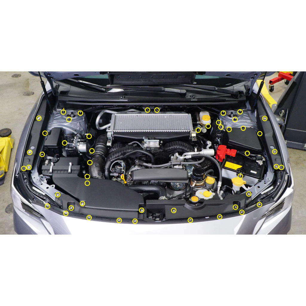 Titanium Stage 2 Engine Bay Dress-Up Bolt Kit 2022+ WRX