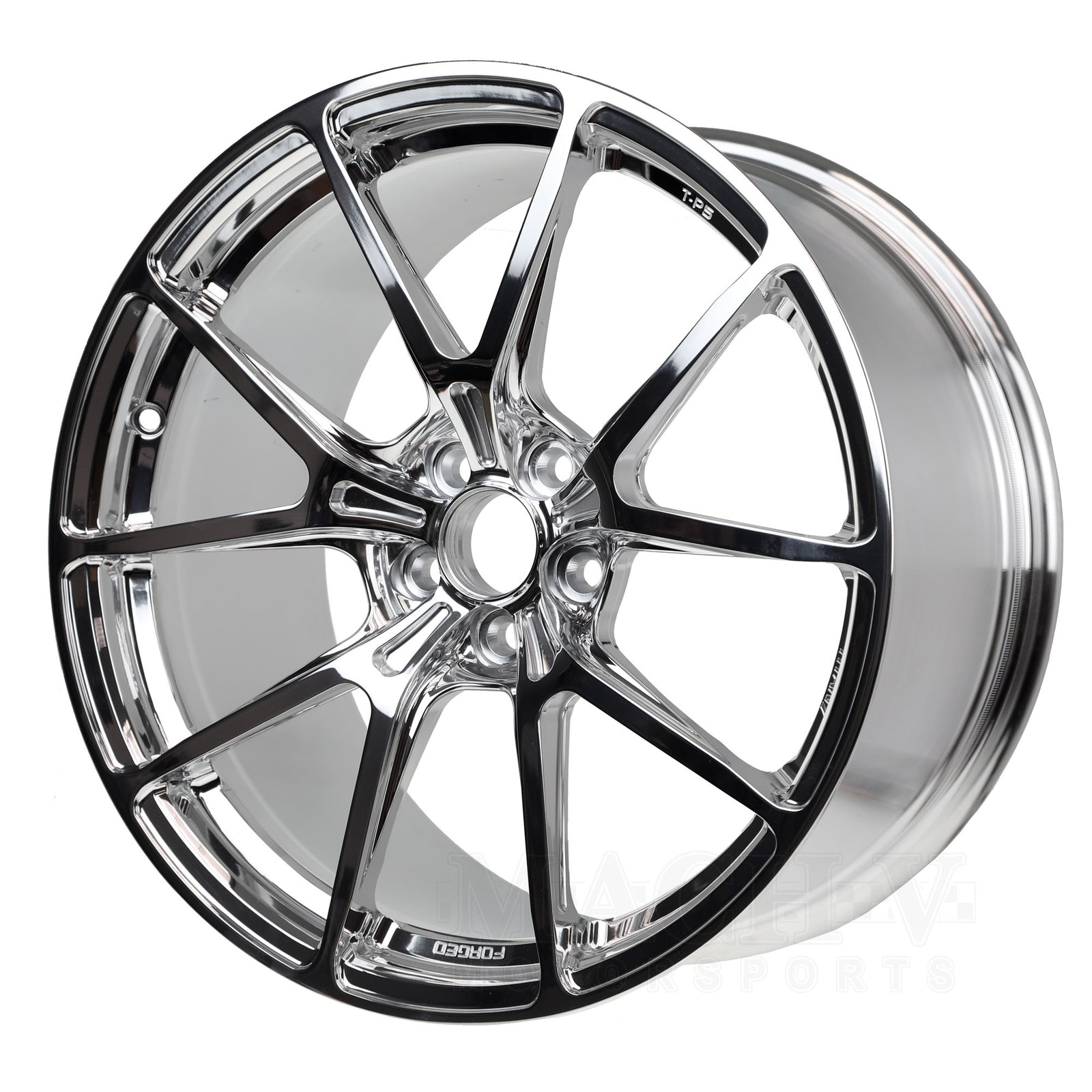 Titan-7 T-P5 Wheel 18x9.5" 5x100 Polished Clear