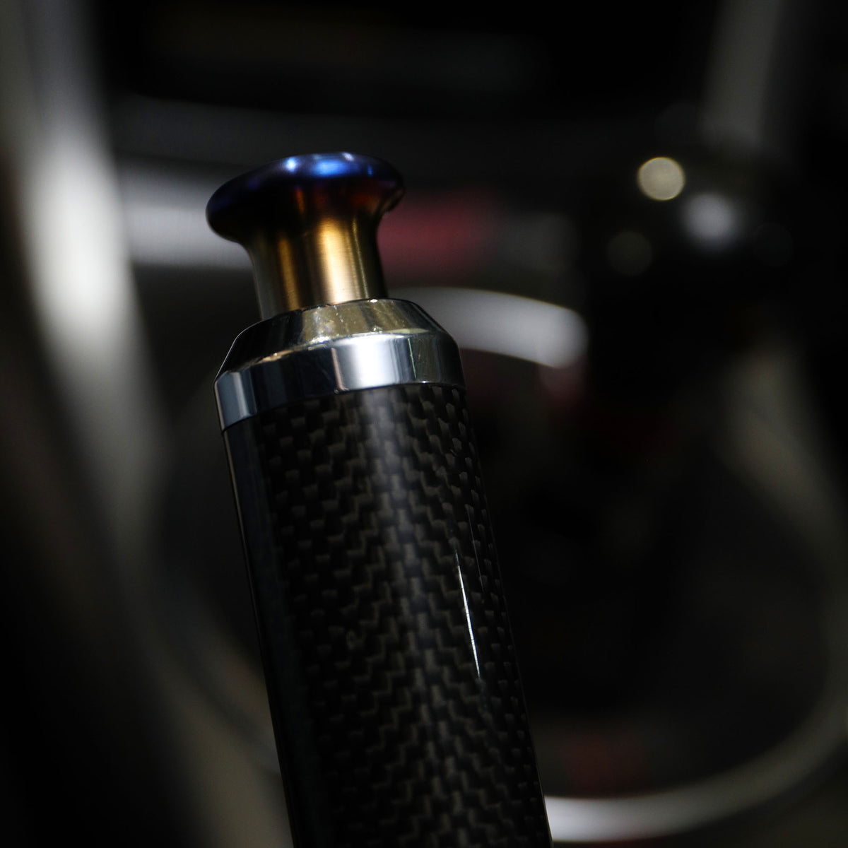 Mach V Titanium Parking Brake Button