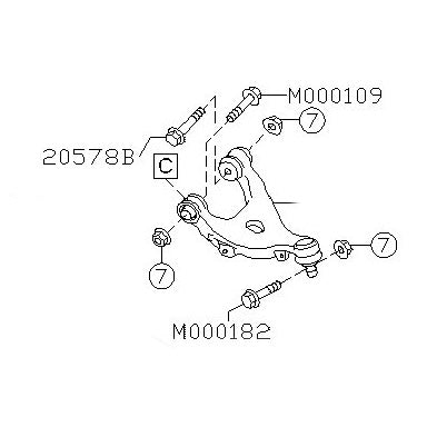 Subaru Rear Upper Control Arm Hardware 2008+ WRX/STI/2013+ BRZ