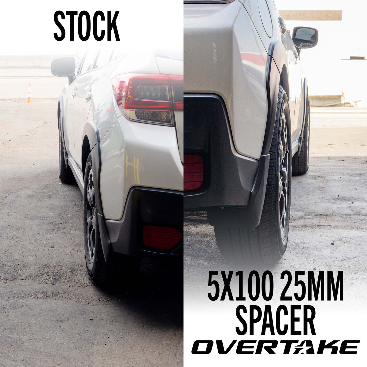 Overtake Bolt-On Wheel Spacers 5x100