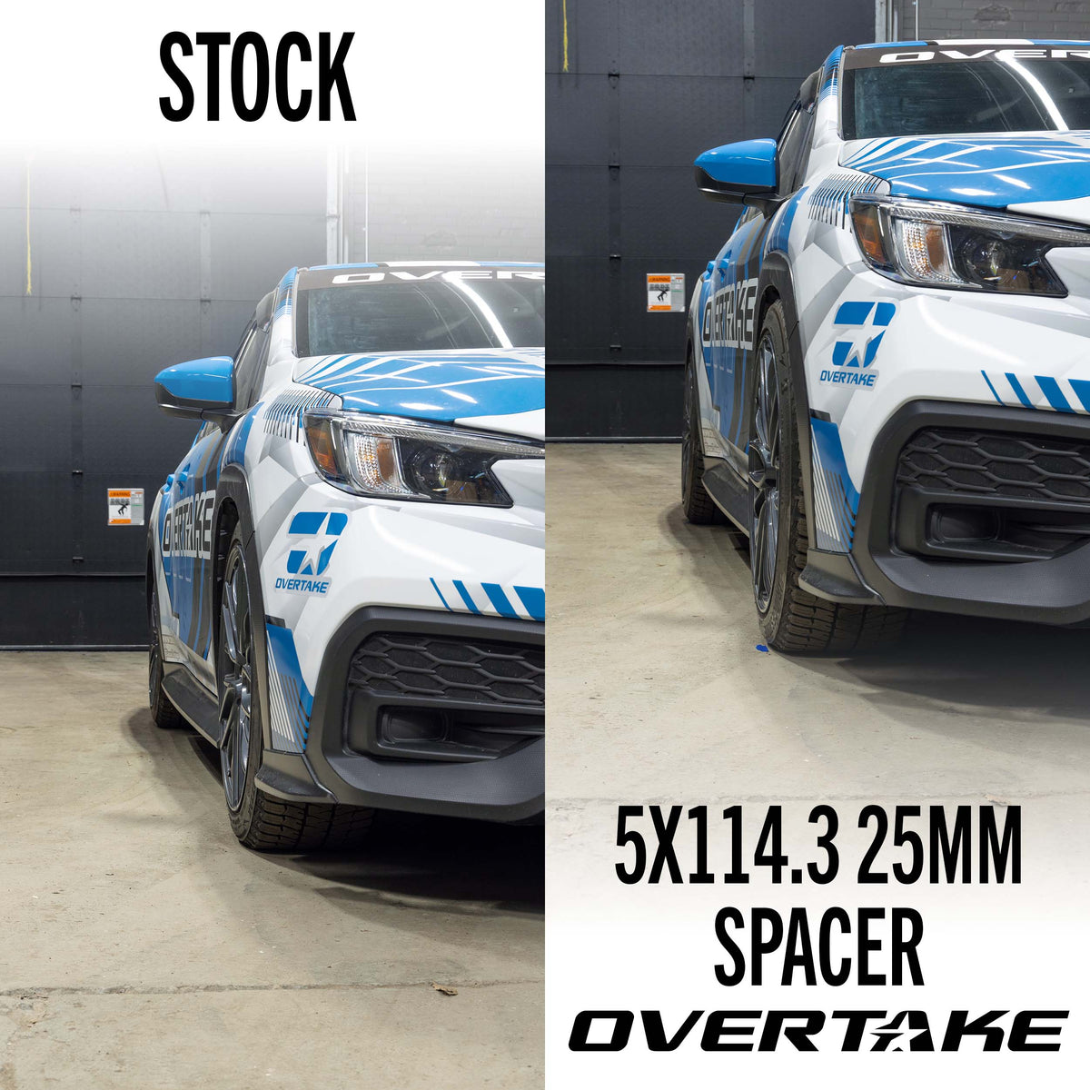 Overtake Bolt-On Wheel Spacers 5x114