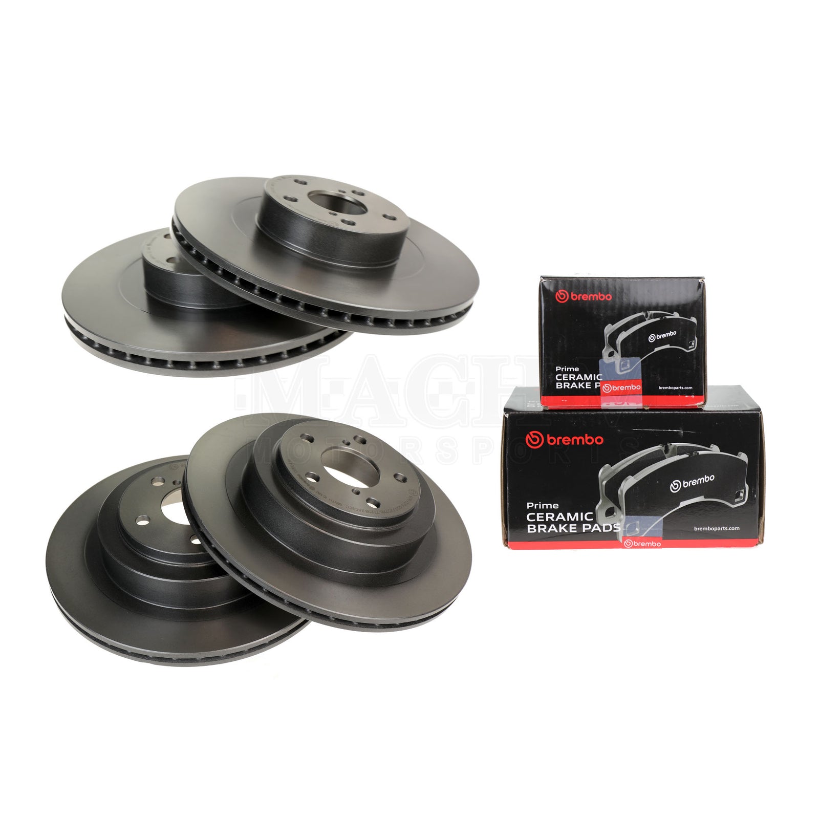 Brake Pad/Rotor Kit 2006-2007 WRX Front/Rear Basic