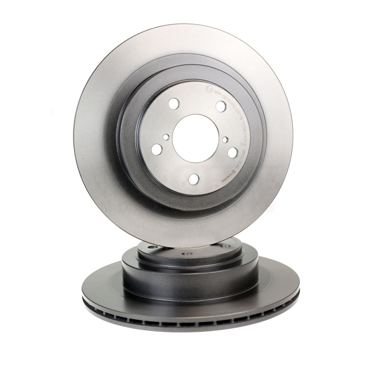 Brembo Prime UV Coated Brake Rotors 2014-2018 Subaru Forester Non-Turbo