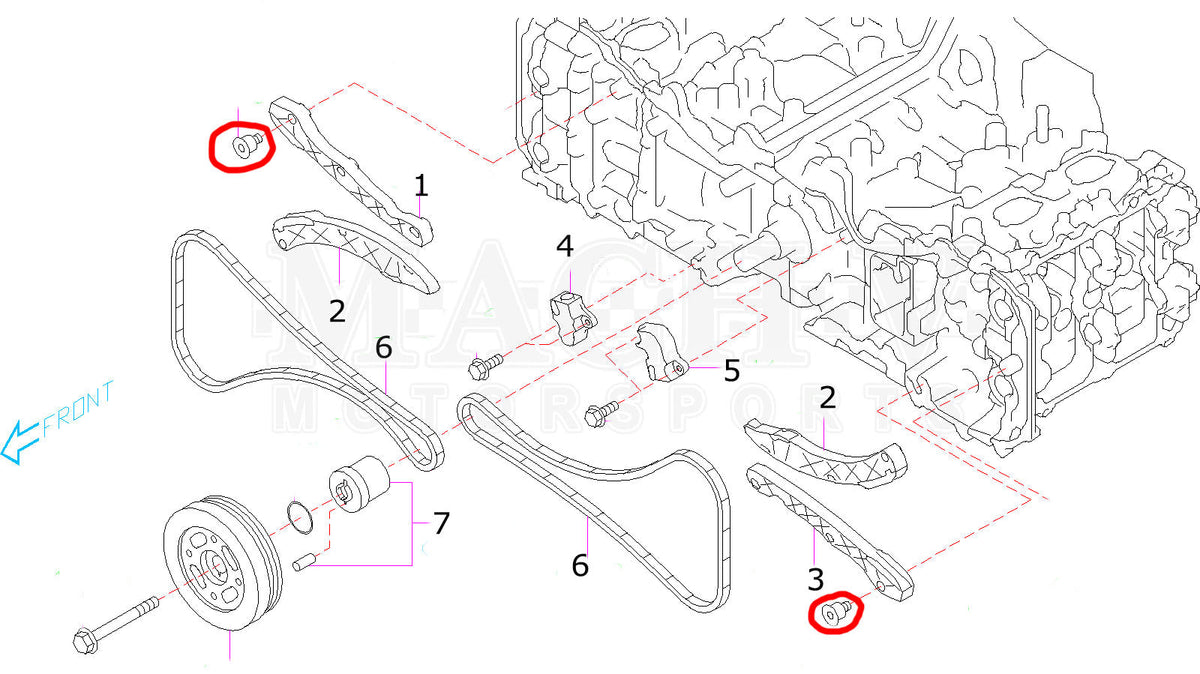 Subaru FA Motor Timing Parts