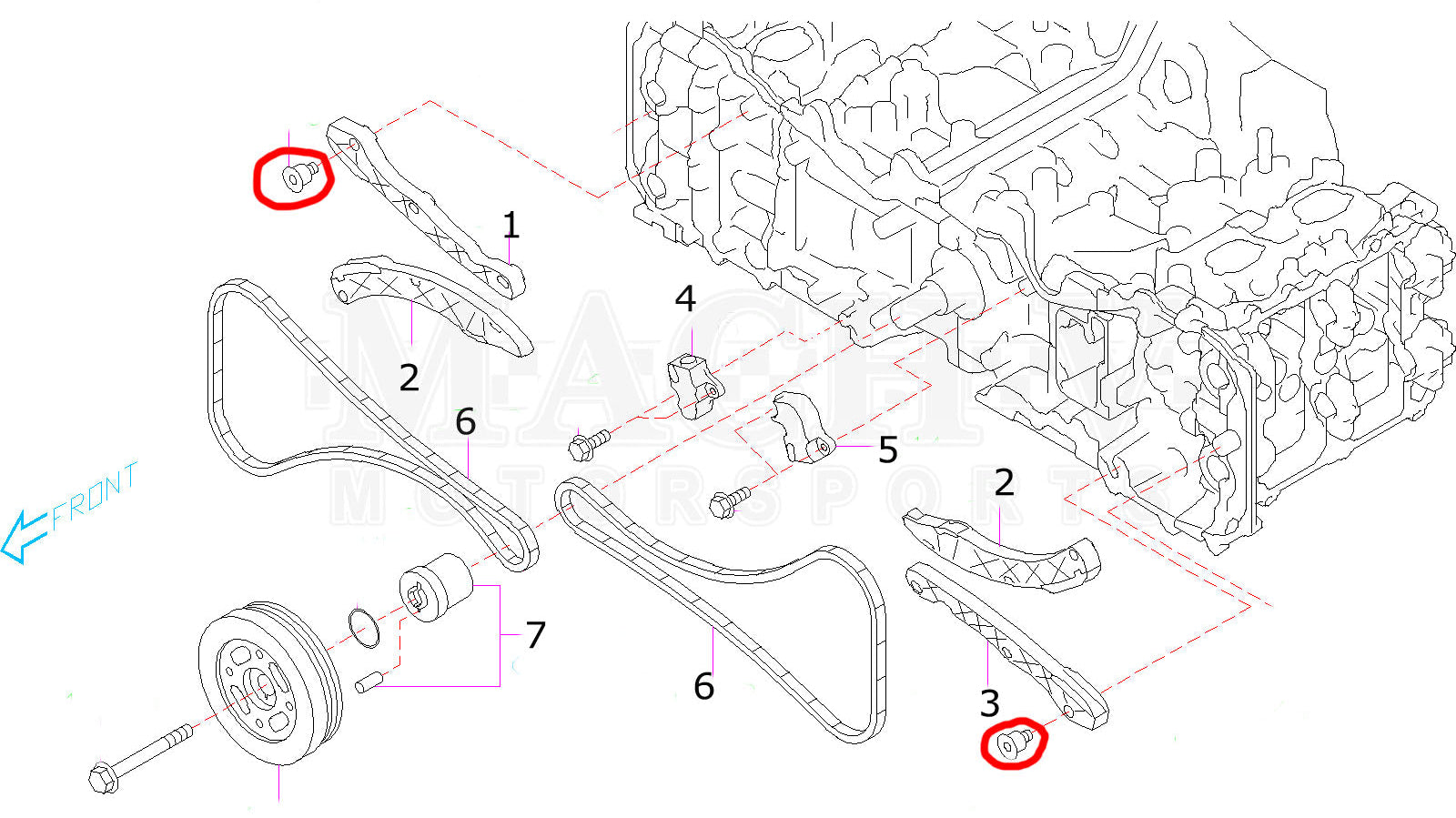 Subaru FA Motor Timing Parts