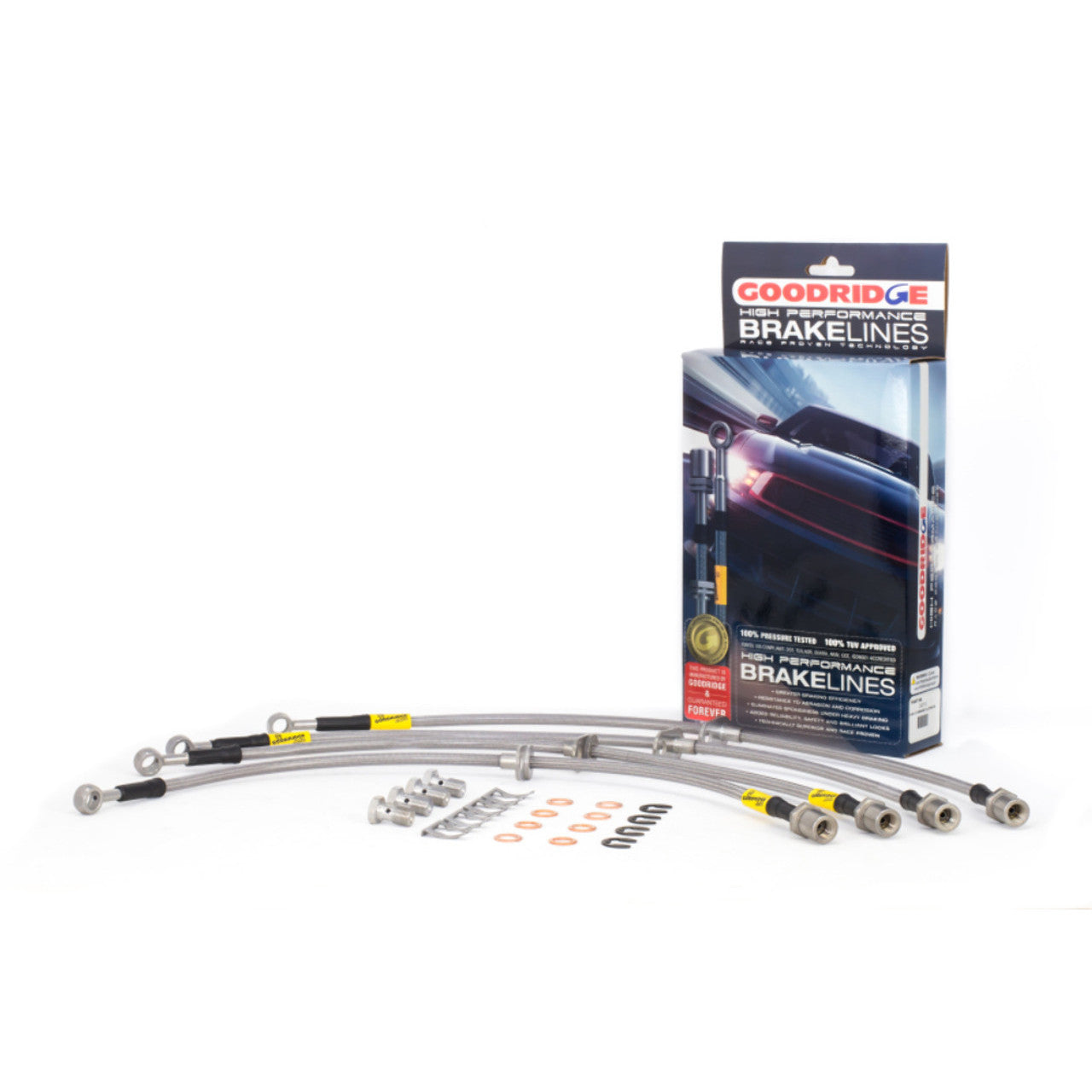 Goodridge Stainless Steel Brake Lines for 2008-2021 WRX/STI