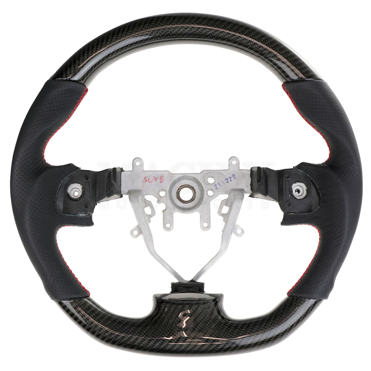 Carbon Fiber/Leather Steering Wheel 2008-2014 WRX/STI