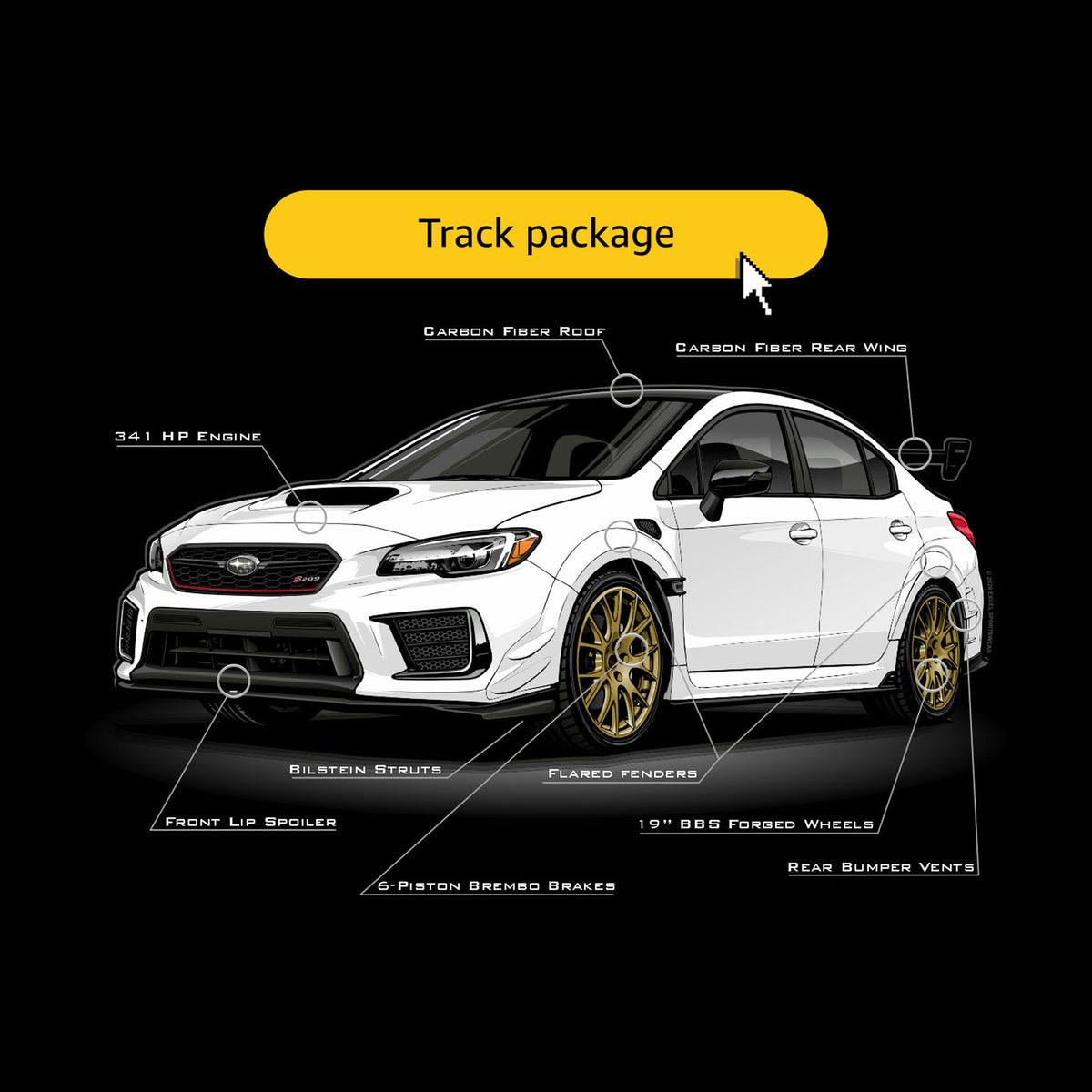 Mach V Track Package Tee