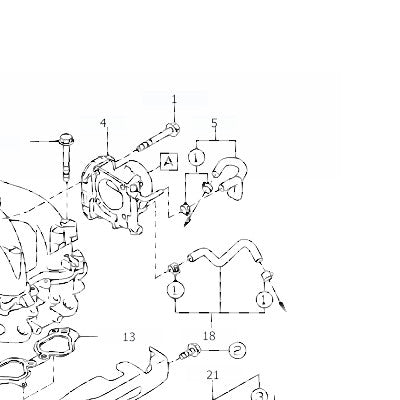 Subaru Throttle Body Heater Hoses 2008-2014 WRX