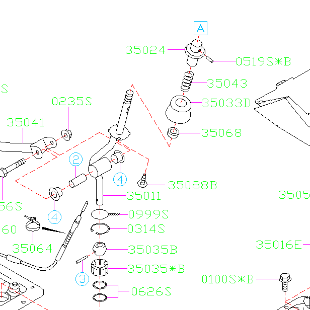 Subaru Reverse Lock Out Parts 2004-2021 STI/2015-2021 WRX