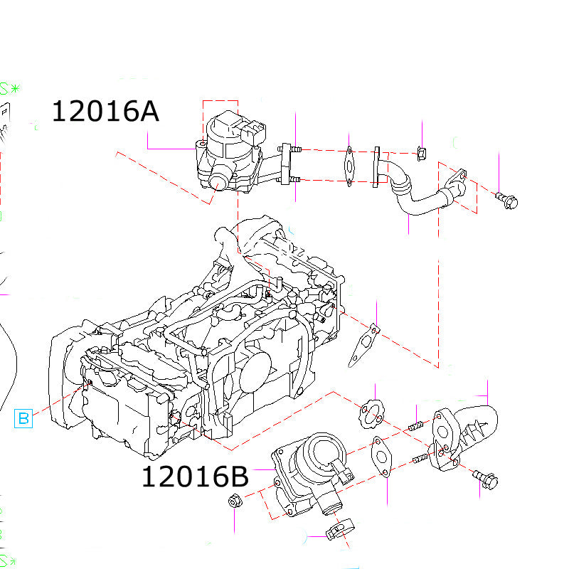 Subaru Air Pump/Barometric Sensor 2008-2014 WRX