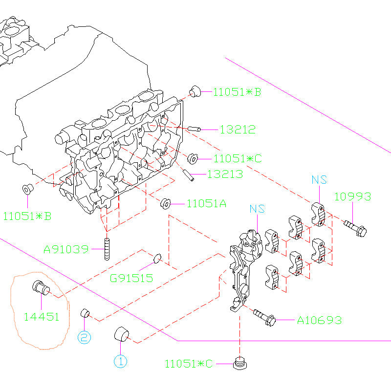 Subaru FA/FB Cam Gear Filters 2015+ WRX/2014-2018 FXT/2013+ BRZ