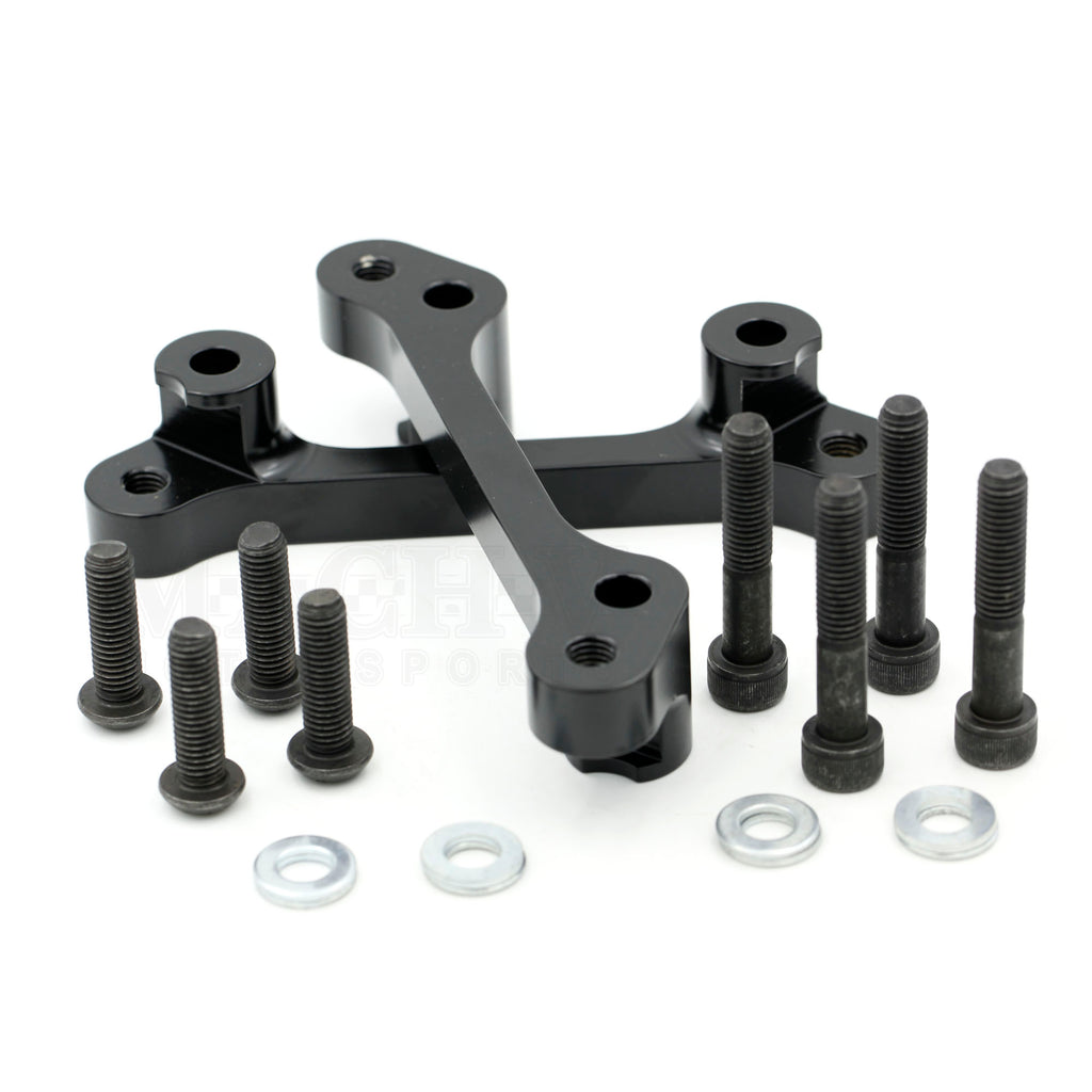 Torque Solution Rear Brake Caliper Adapter: Subaru Impreza / RS / WRX - Full Throttle
