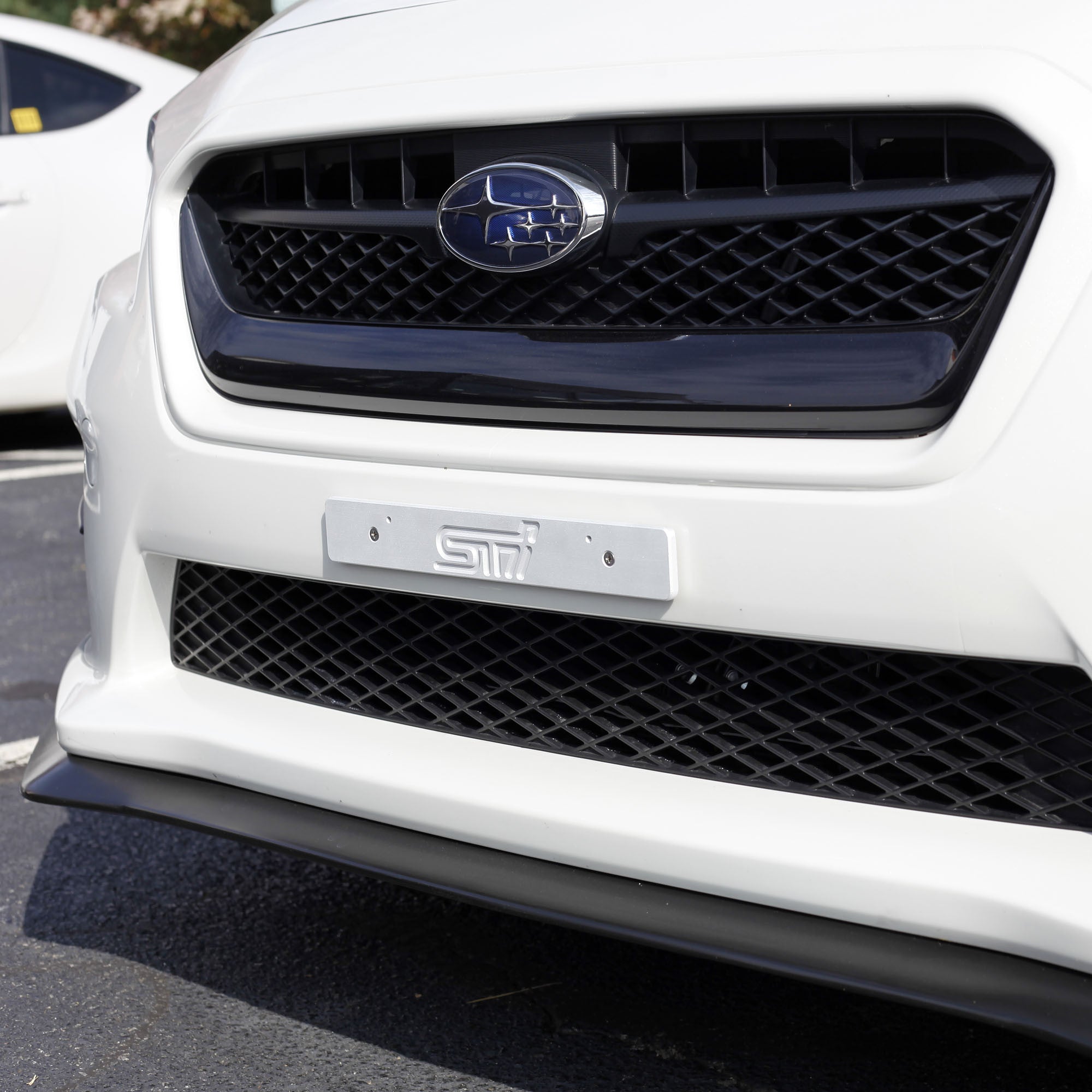 STi plate mount on 2015