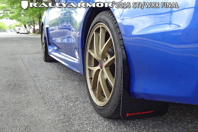 Rally Armor UR Mud Flaps 2015 2021 WRX STI FastWRX