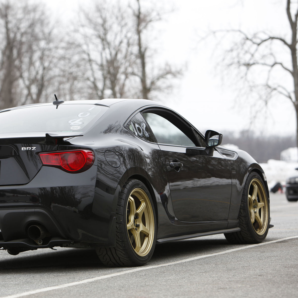 Mach V 18x9.5 Wicked Awesome Gold on 2013 BRZ