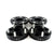 ISC 5x114.3 25mm Black Hub Centric Wheel Spacers (Pair)