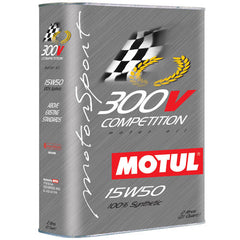 MOTUL 300V Competition 15W-50 2缶セット Motul 300V Competition 15W50 Motor Oil - FastWRX.com