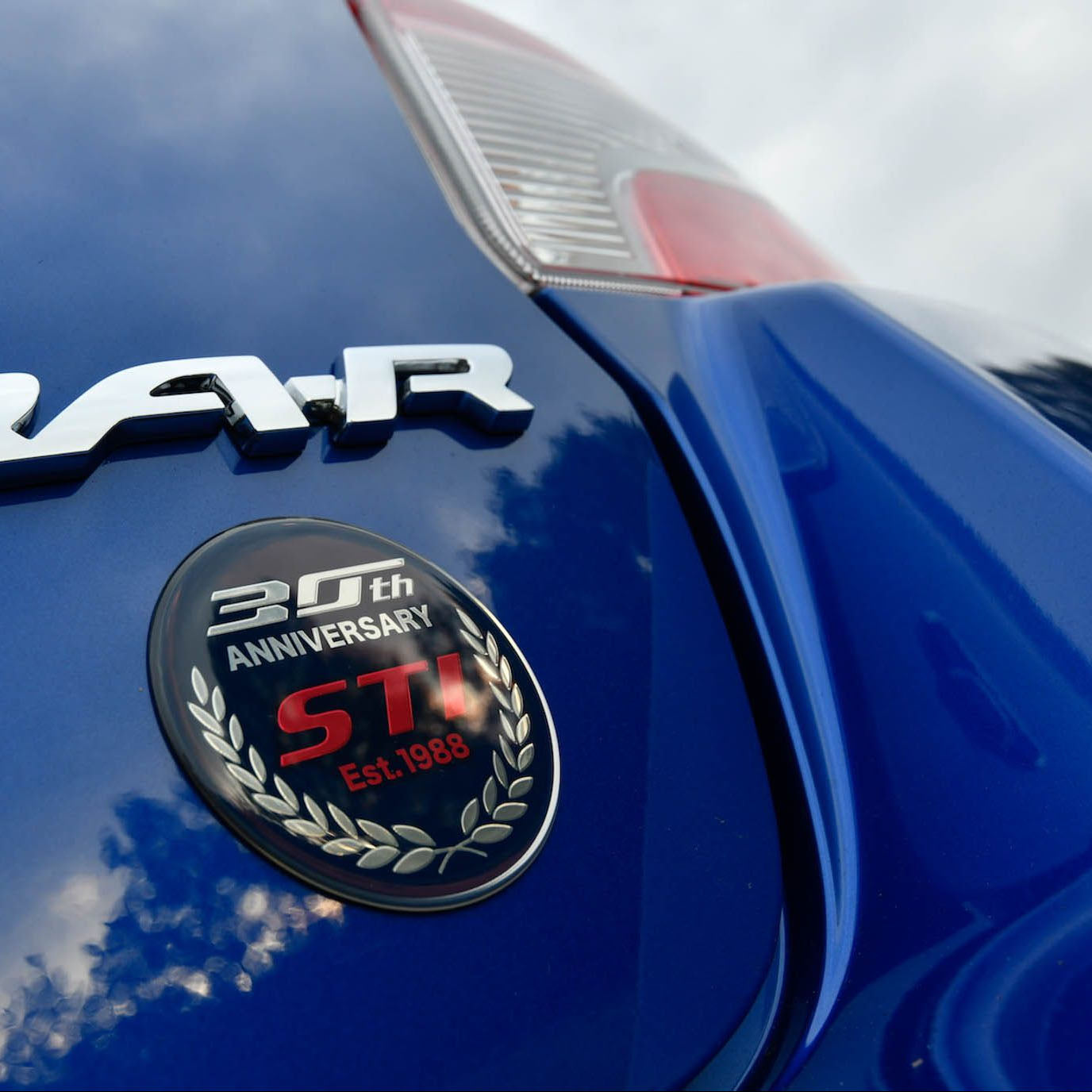 Subaru STI 30th Anniversary Badge - FastWRX.com