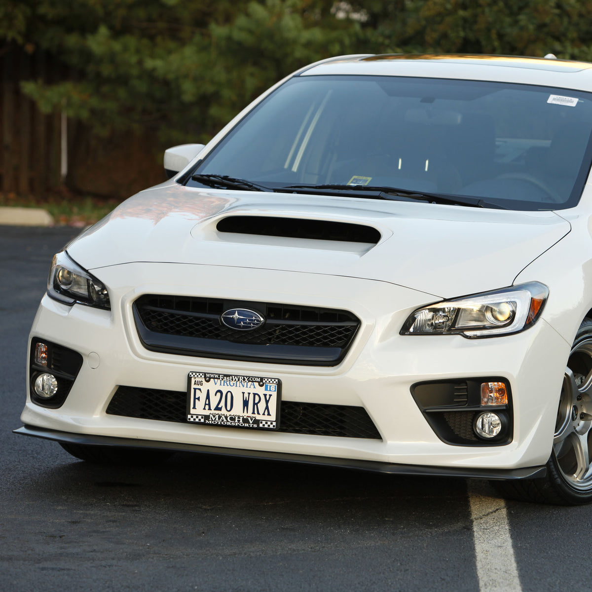 Mach V No-Drill License Plate Mount/Bumper Trim 2015-2021 WRX/STI