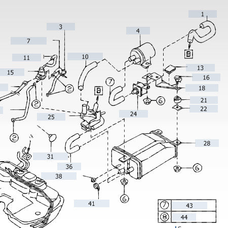 Subaru OEM Vapor Canister Filter  2004-2004 WRX &amp; 2004-2005 STI
