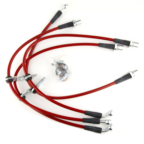 Mach V Stainless Steel Braided Brake Lines 2015-2021 STI