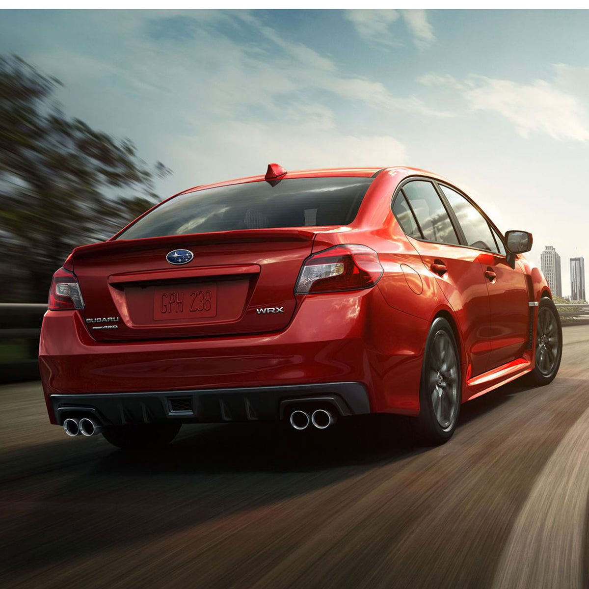 Subaru OEM Rear Lip Spoiler 2015-2021 WRX