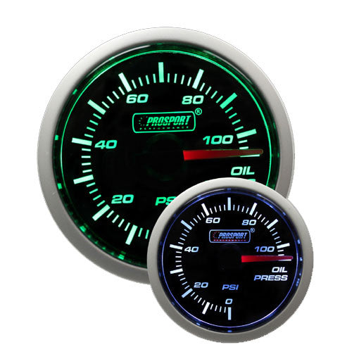Prosport Performance Series Oil Pressure Gauge - 52mm