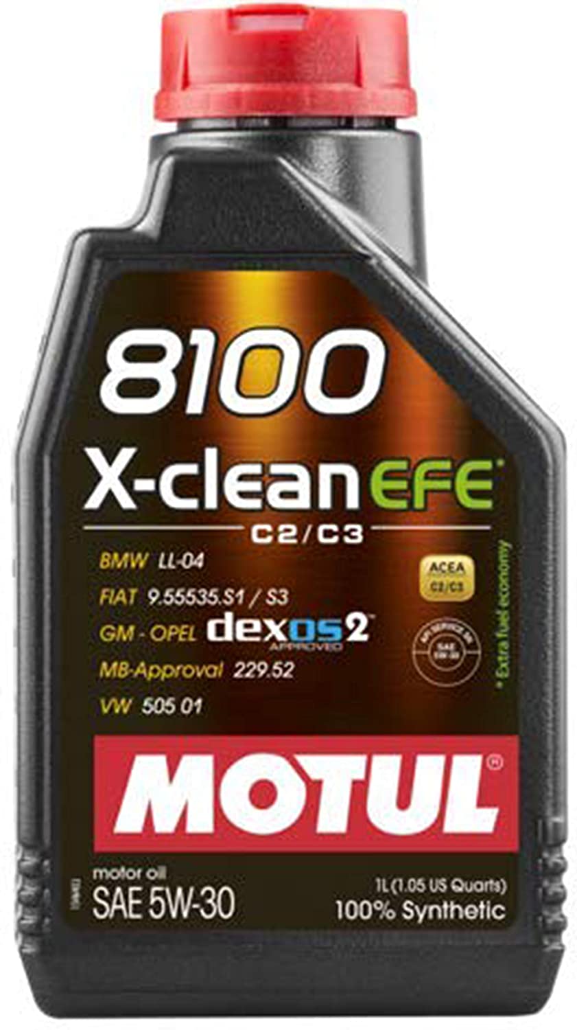 Motul 8100 X-clean EFE 5W30 Motor Oil 1-Liter Bottle