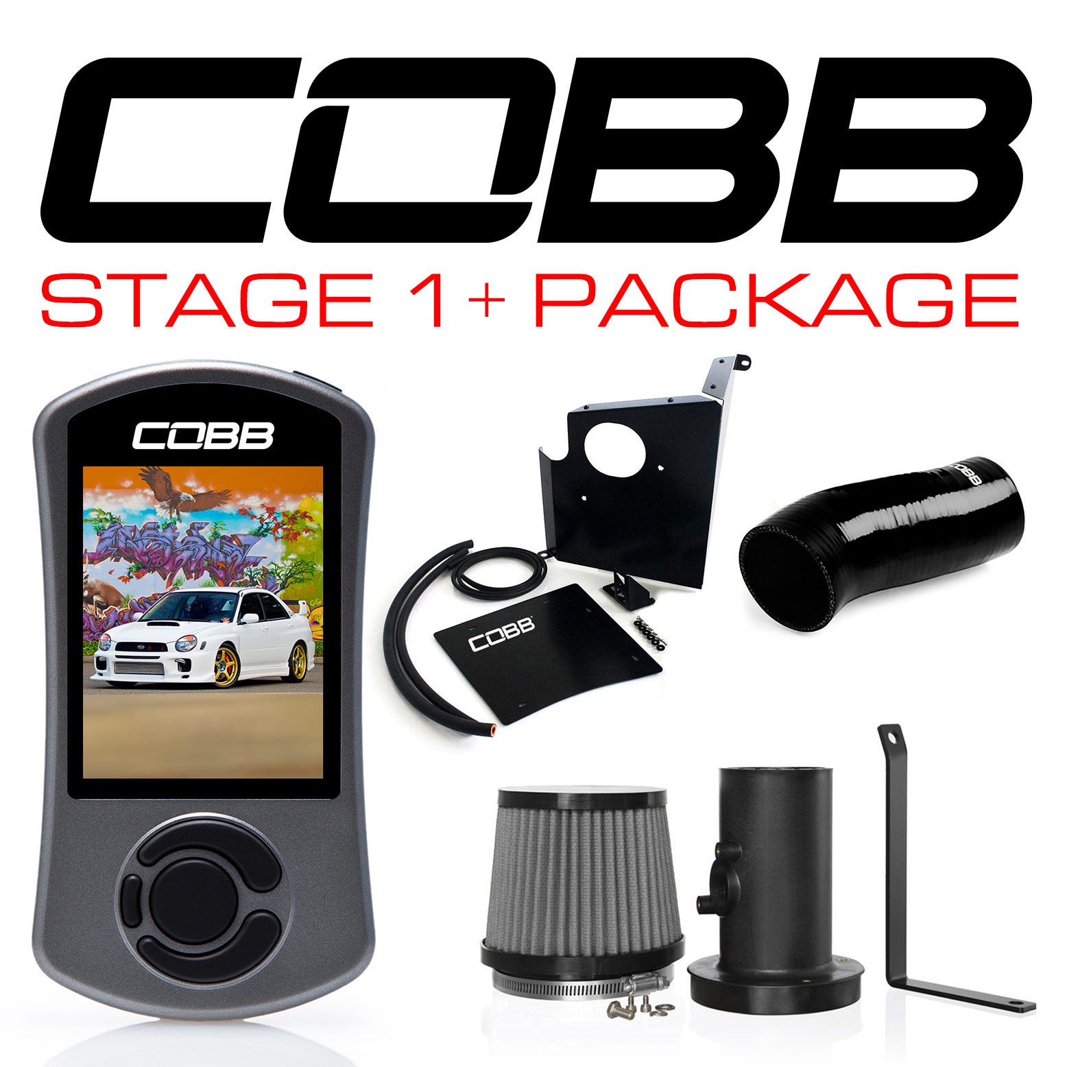 Cobb Stage 1+ Power Package with AccessPort V3 2002-2005 WRX