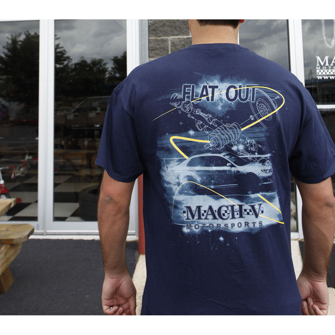 Mach V Flat Out Subaru T-Shirt