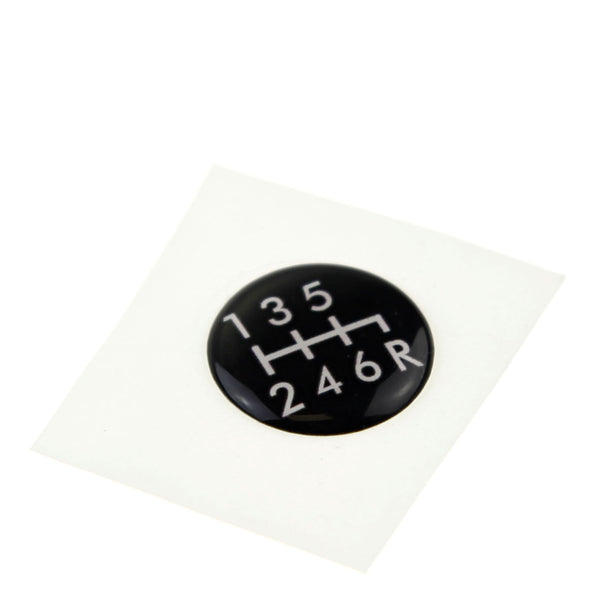 Aftermarket White Shift Knob 6 speed Gear Pattern MT82 #PX