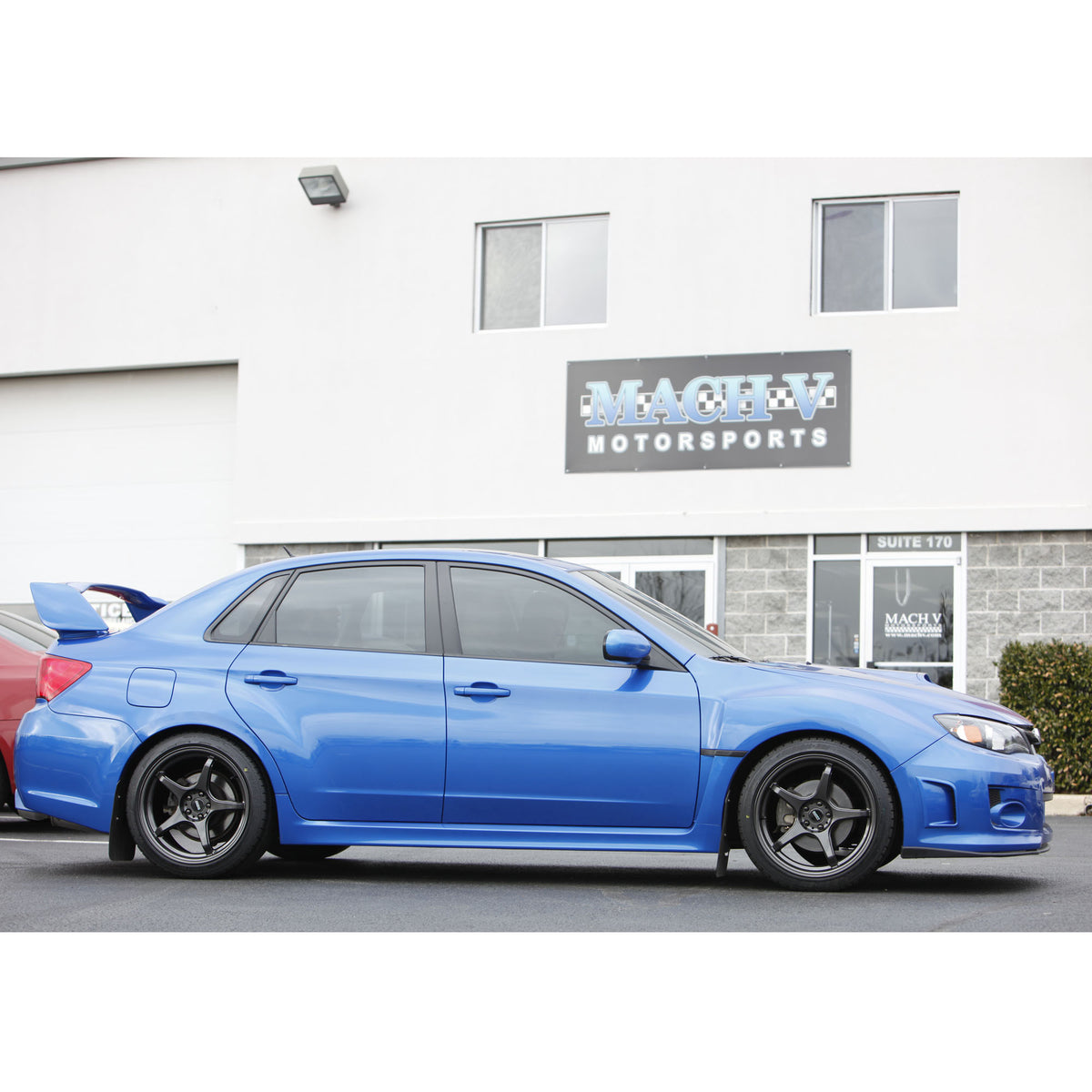 Mach V 18x9.5 Wicked Awesome Gunmetal on 2013 WRX