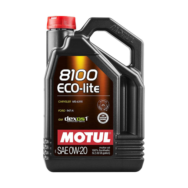 Motul 0W20 ECO-lite Motor Oil 5 Liter Jug - FastWRX.com