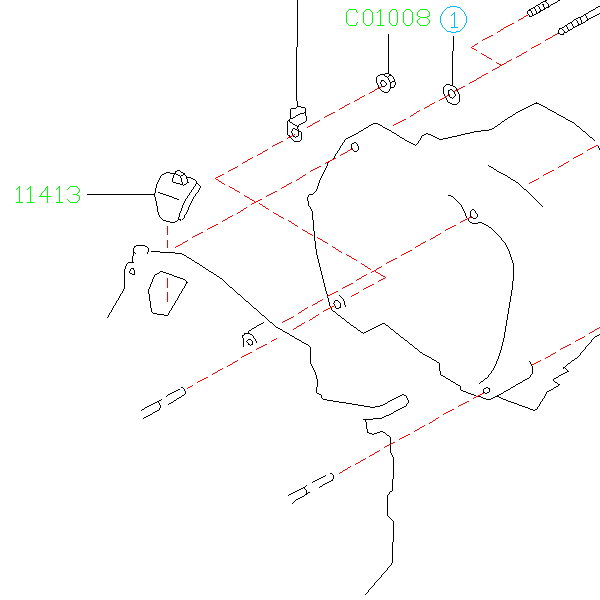 Subaru Bell Housing Inspection Hole Plug