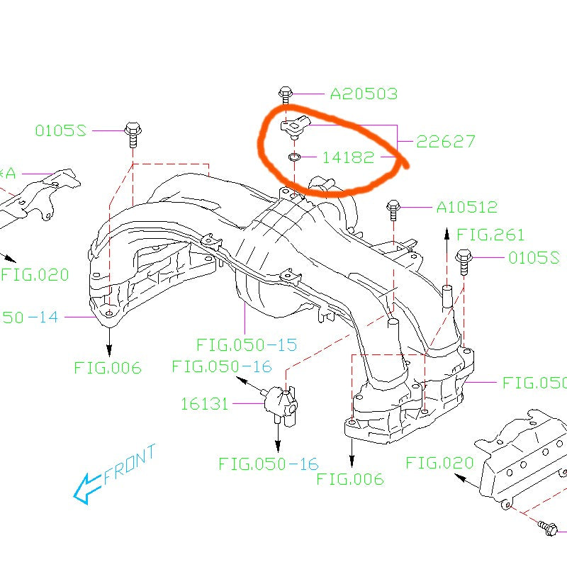 Subaru OEM MAP Sensor 2013+ BRZ