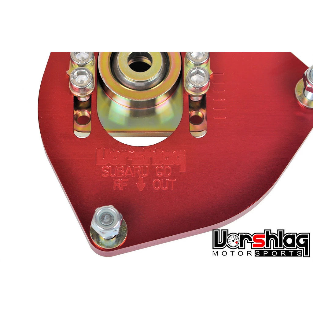 Vorshlag Front Camber Plates for Coilovers 2002-2007 WRX/STI
