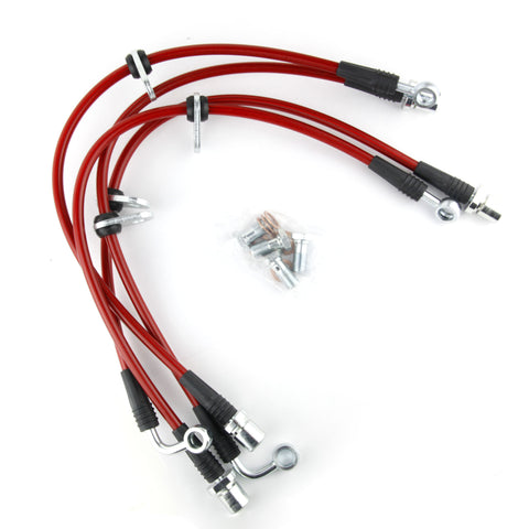 Mach V Stainless Steel Braided Brake Lines BRZ/FR-S/GR86
