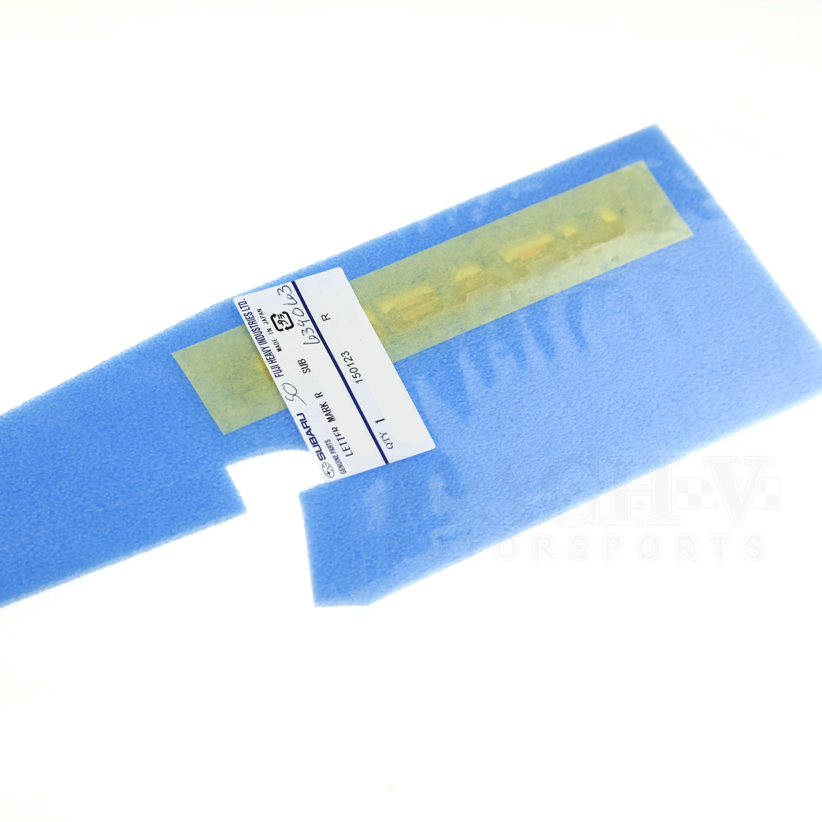 Subaru Black BRZ Trunk Badge