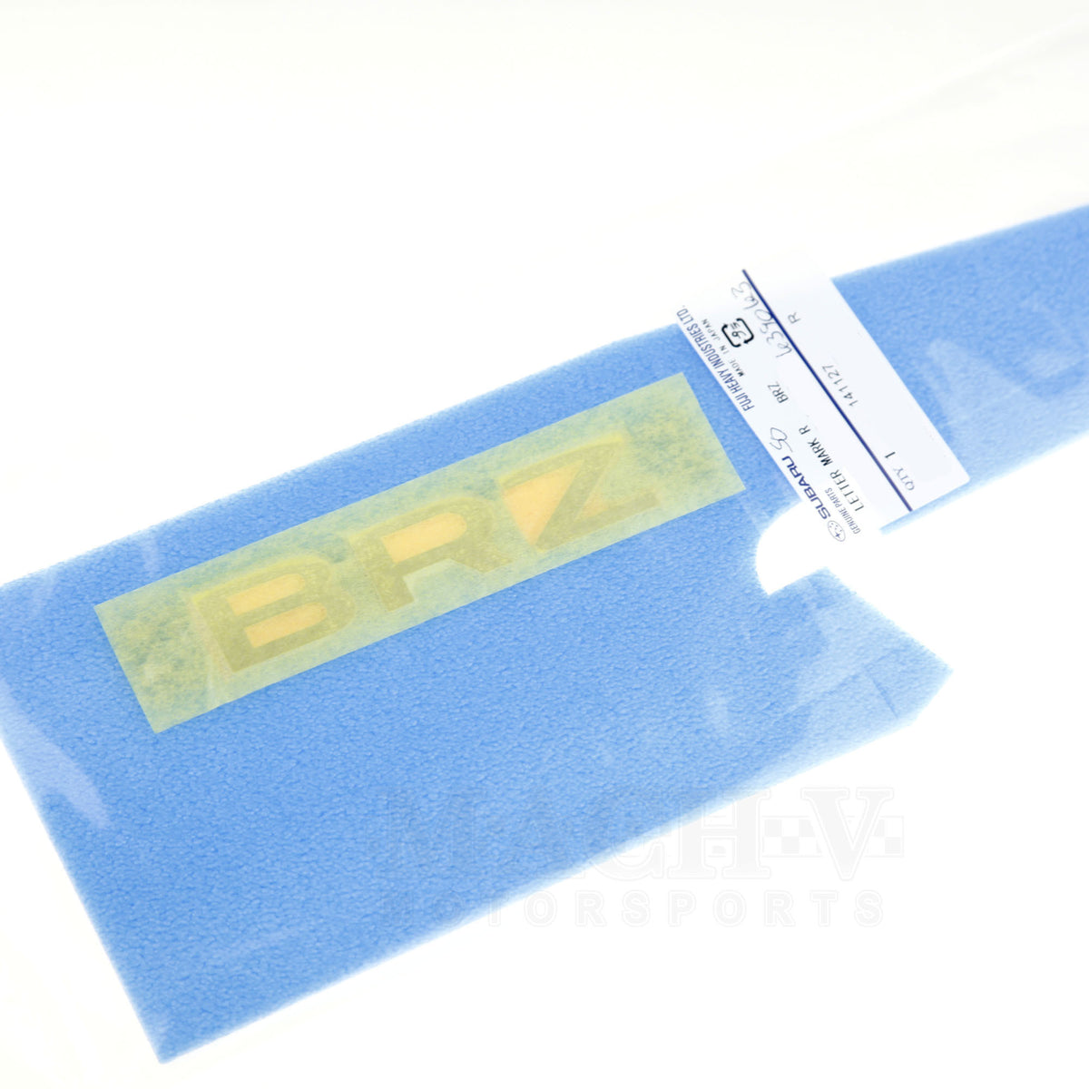 Subaru Black BRZ Trunk Badge