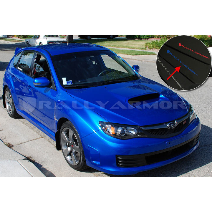 Rally Armor UR Mud Flaps 2008 2014 STI Hatch and 2011 2014 WRX